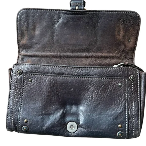 Chloe Rivet Wallet - Black Leather - Picture 3 of 9